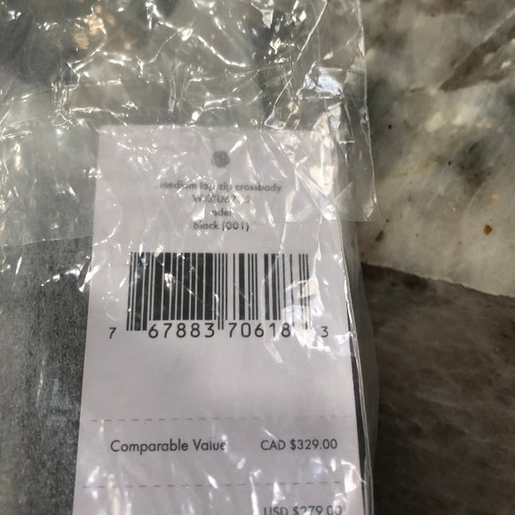 New with Tags Kate Spade ADEL Black Leather Zip Top Crossbody WKRU6725 - Picture 4 of 6